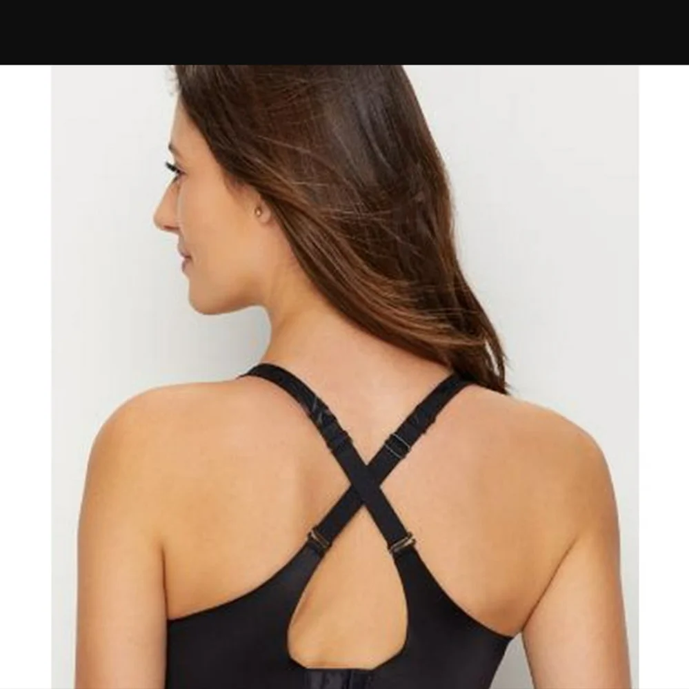 38D Bali Beauty Lift Invisible Support Convertible Strap Underwire Bra Nwt black - Picture 2 of 6